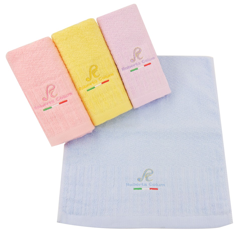 RC歐風素彩毛巾