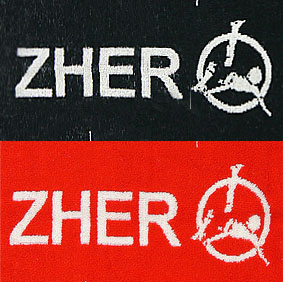 黑紅 ZHER客製運動毛巾